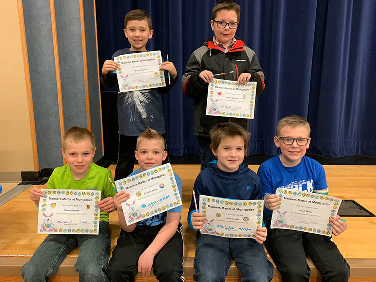 Montpelier second graders recognized